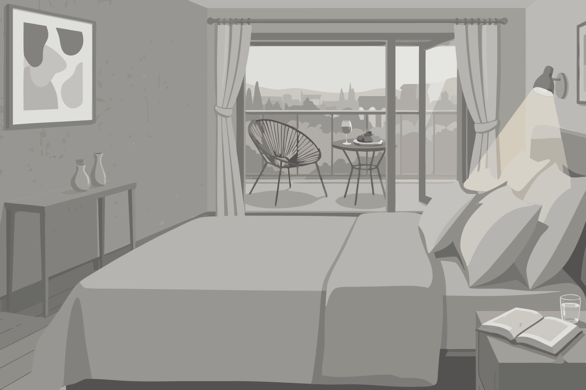 Suite com Varanda